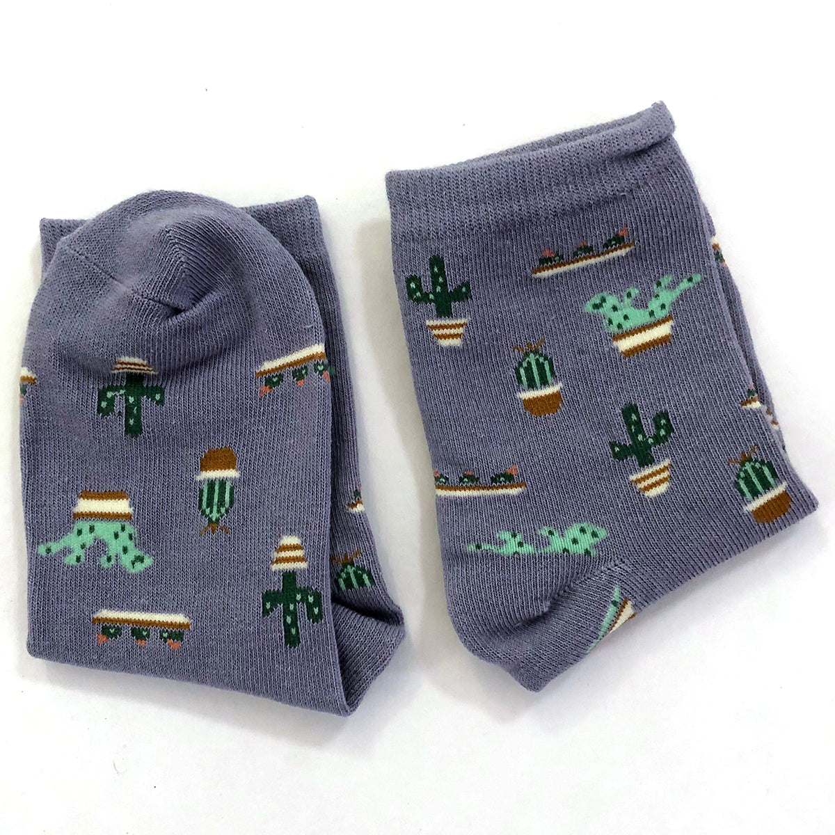 Cactus Socks - Gray